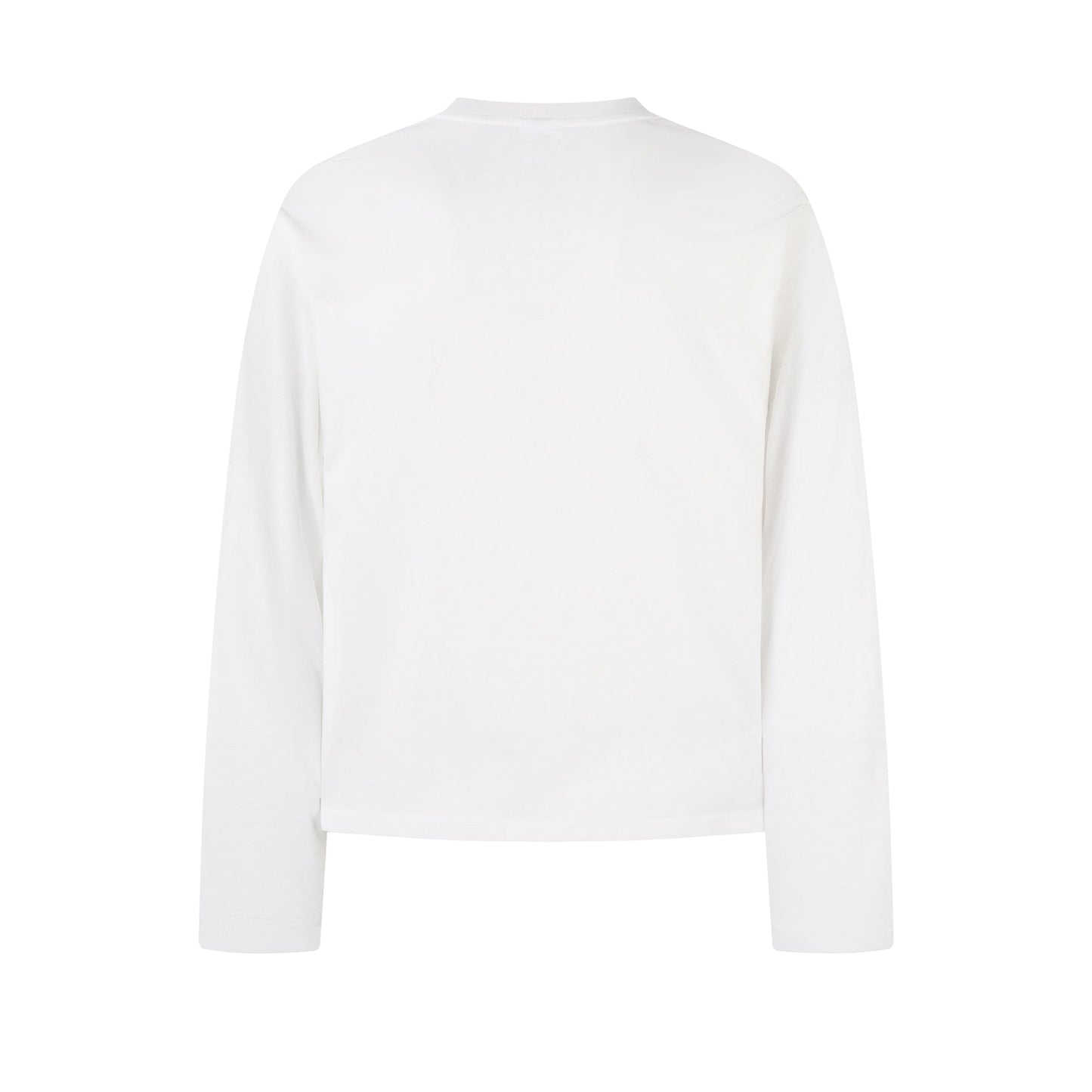 Mixed-Text Graphic Long Sleeve Tee