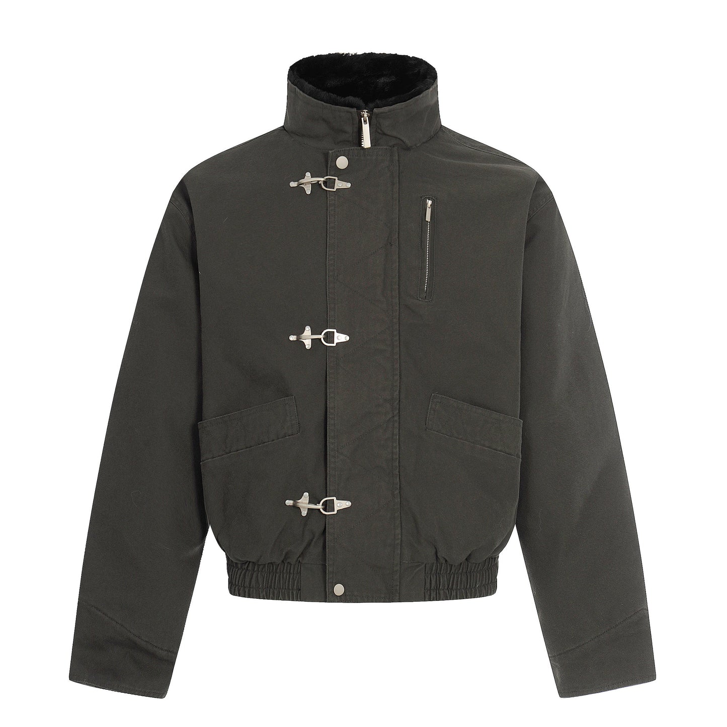 Toggle Sherpa Bomber Jacket