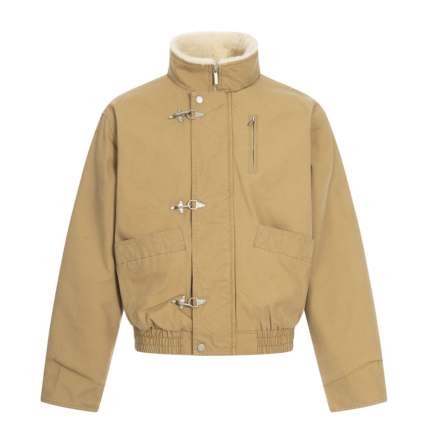 Toggle Sherpa Bomber Jacket
